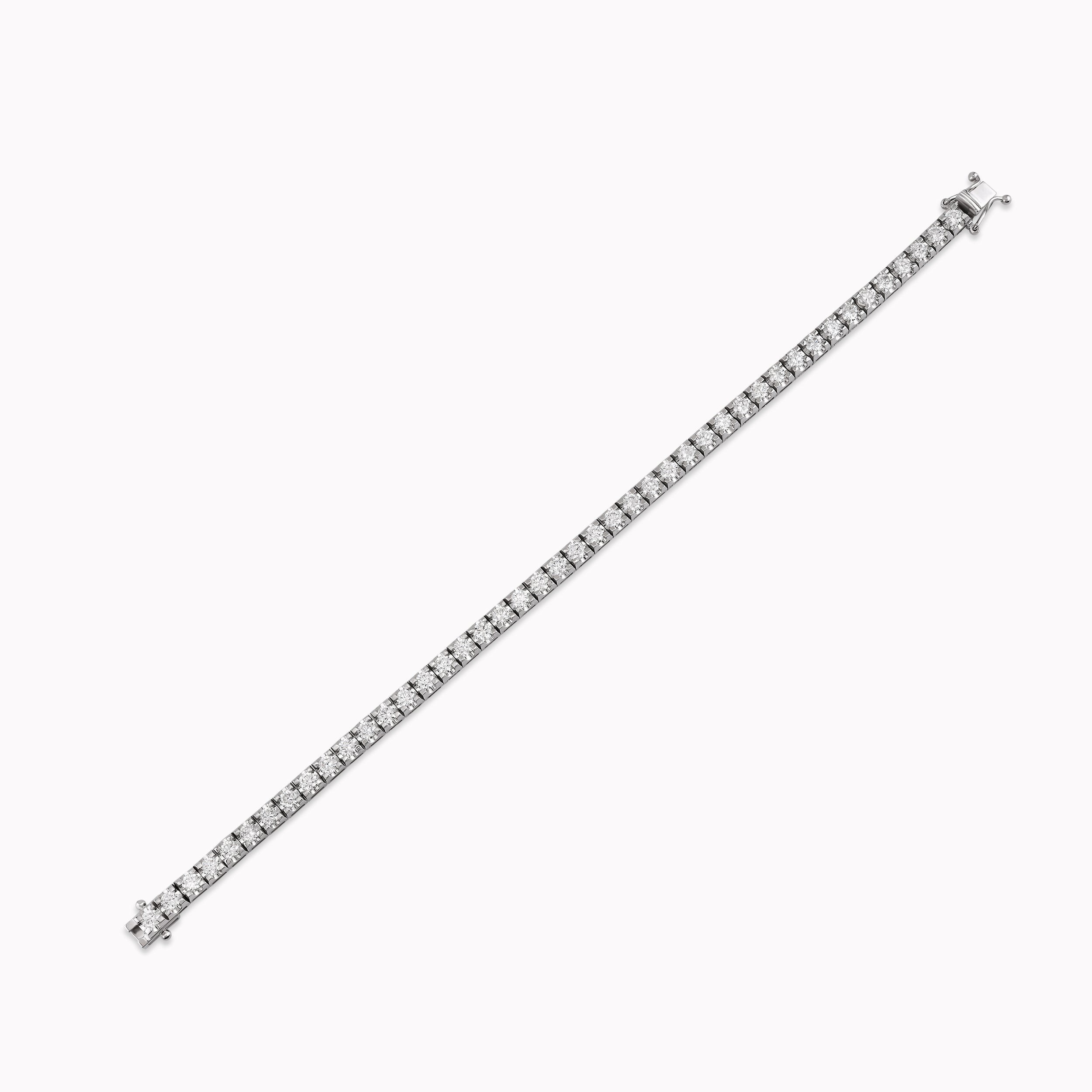 14K White Gold Tennis Bracelet with 2.00ct Diamonds