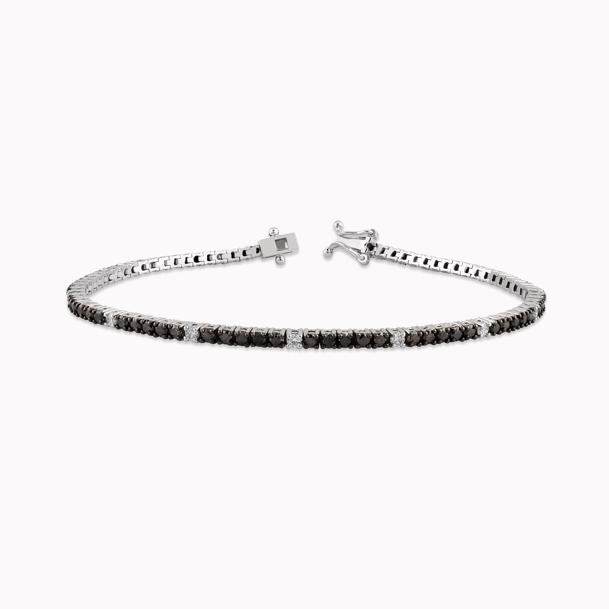 White Gold 14K Tennis Bracelet with Diamonds 0.46ct and 2.68ct