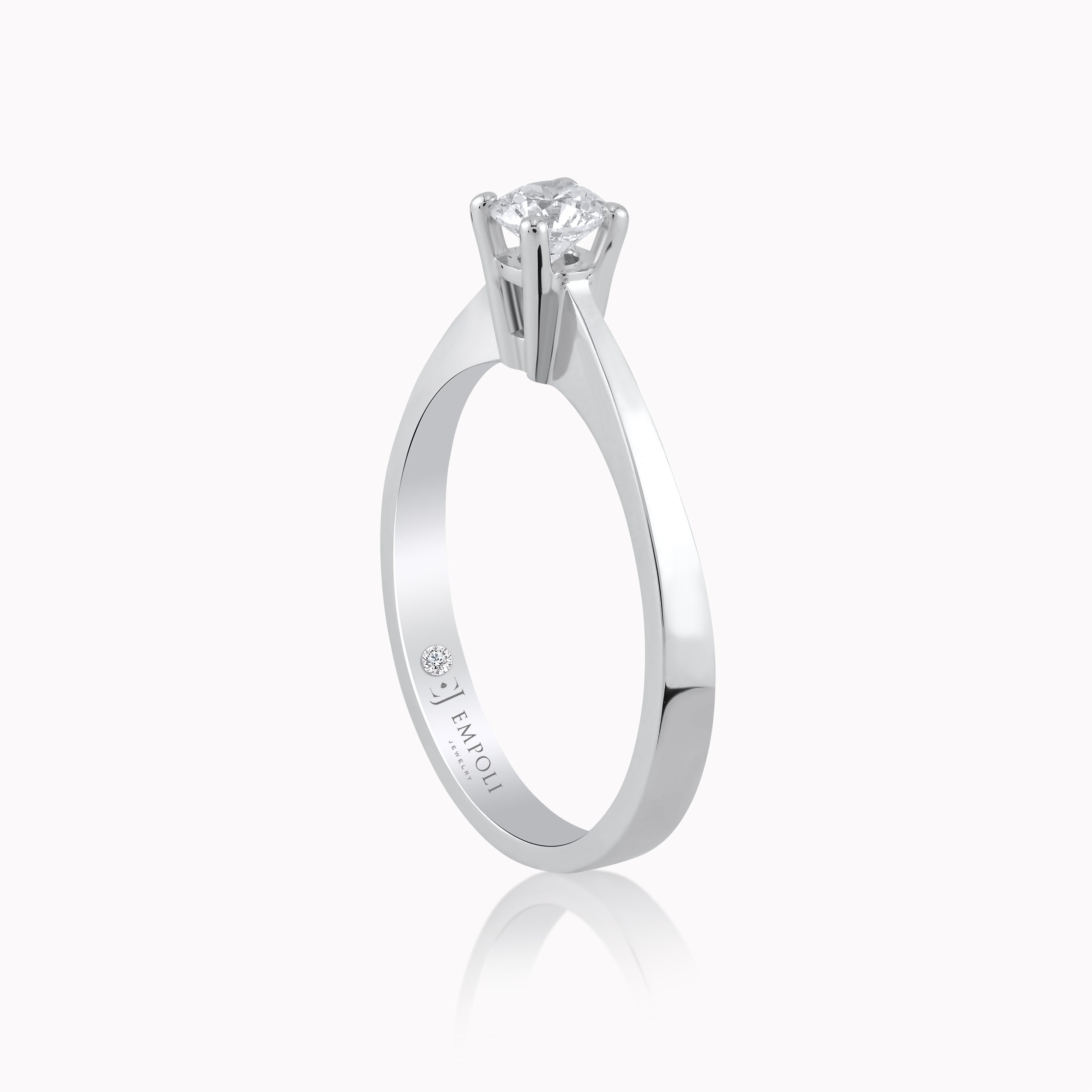 White Gold Ring 14K with Diamonds 0.35ct
