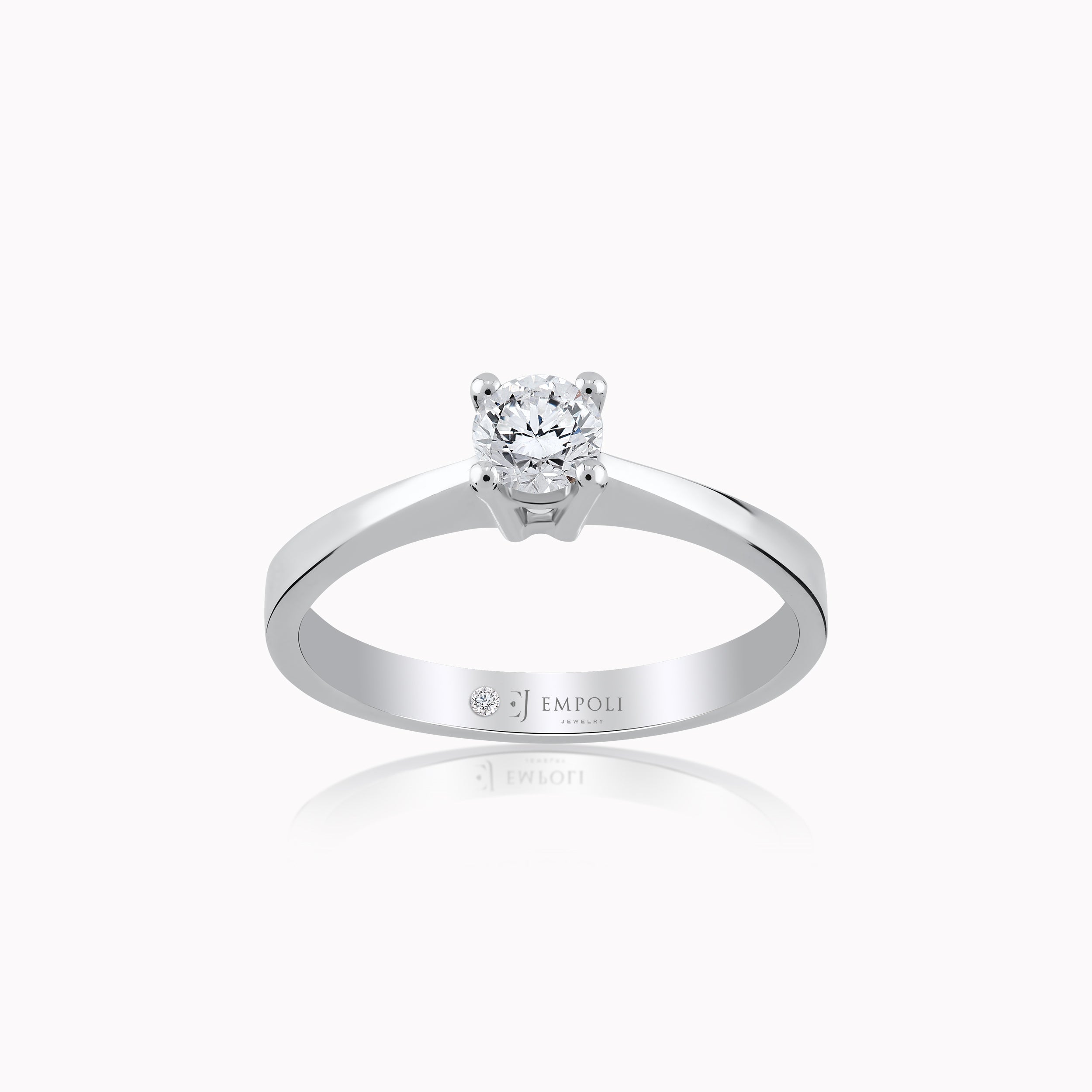 White Gold Ring 14K with Diamonds 0.35ct