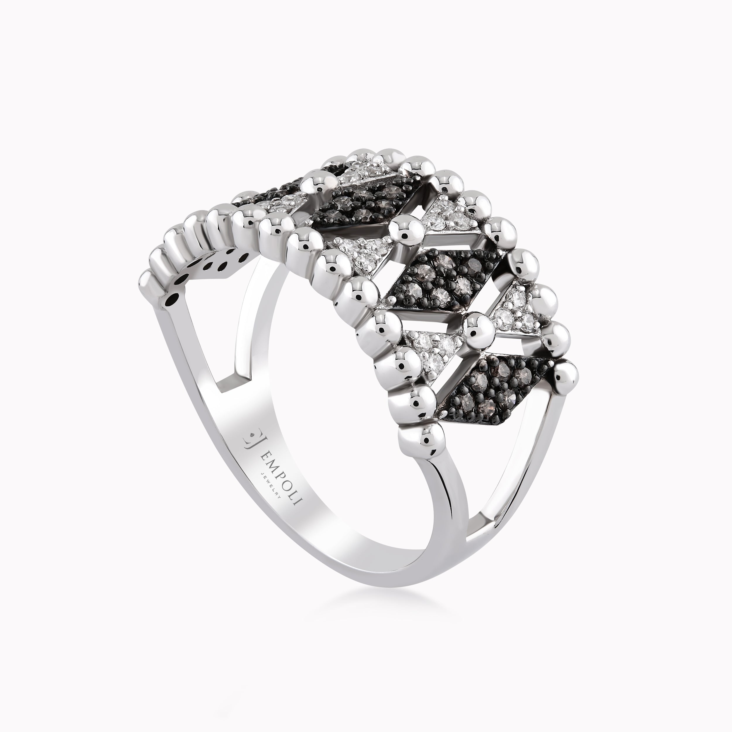 White Gold Ring 14K With Diamonds 0.35ct