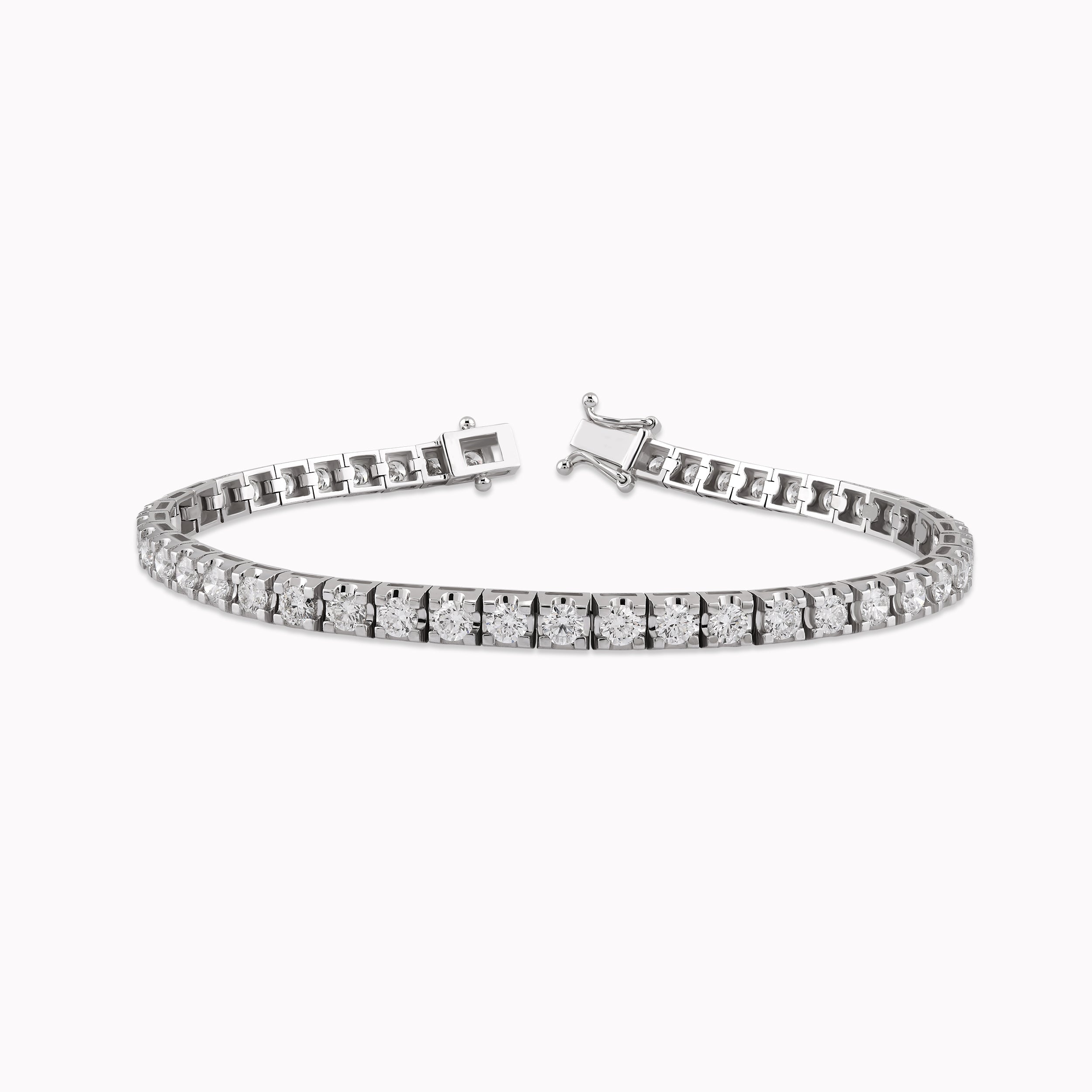 14K White Gold Tennis Bracelet with 2.00ct Diamonds