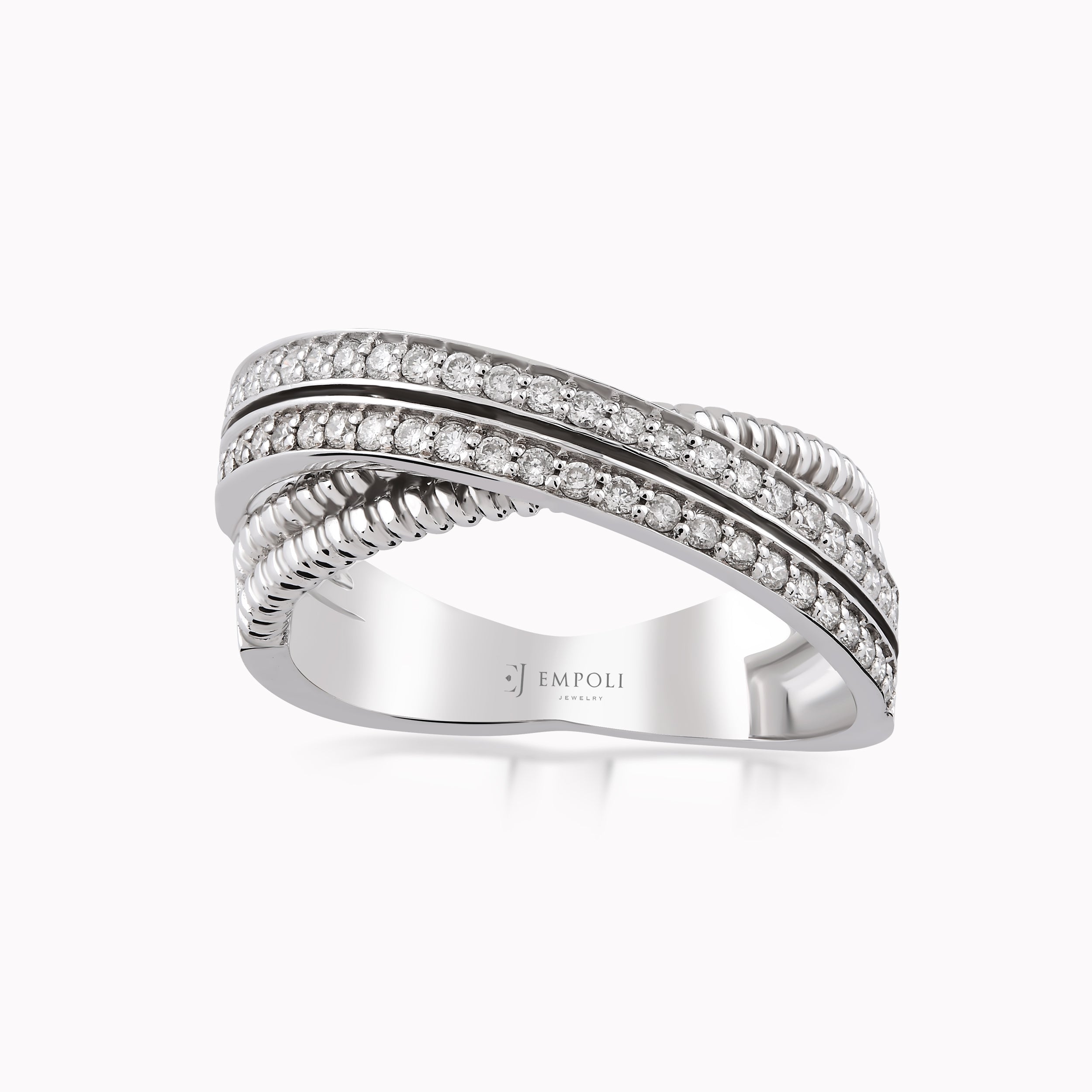 White Gold Ring 18K With Diamonds 0.37ct