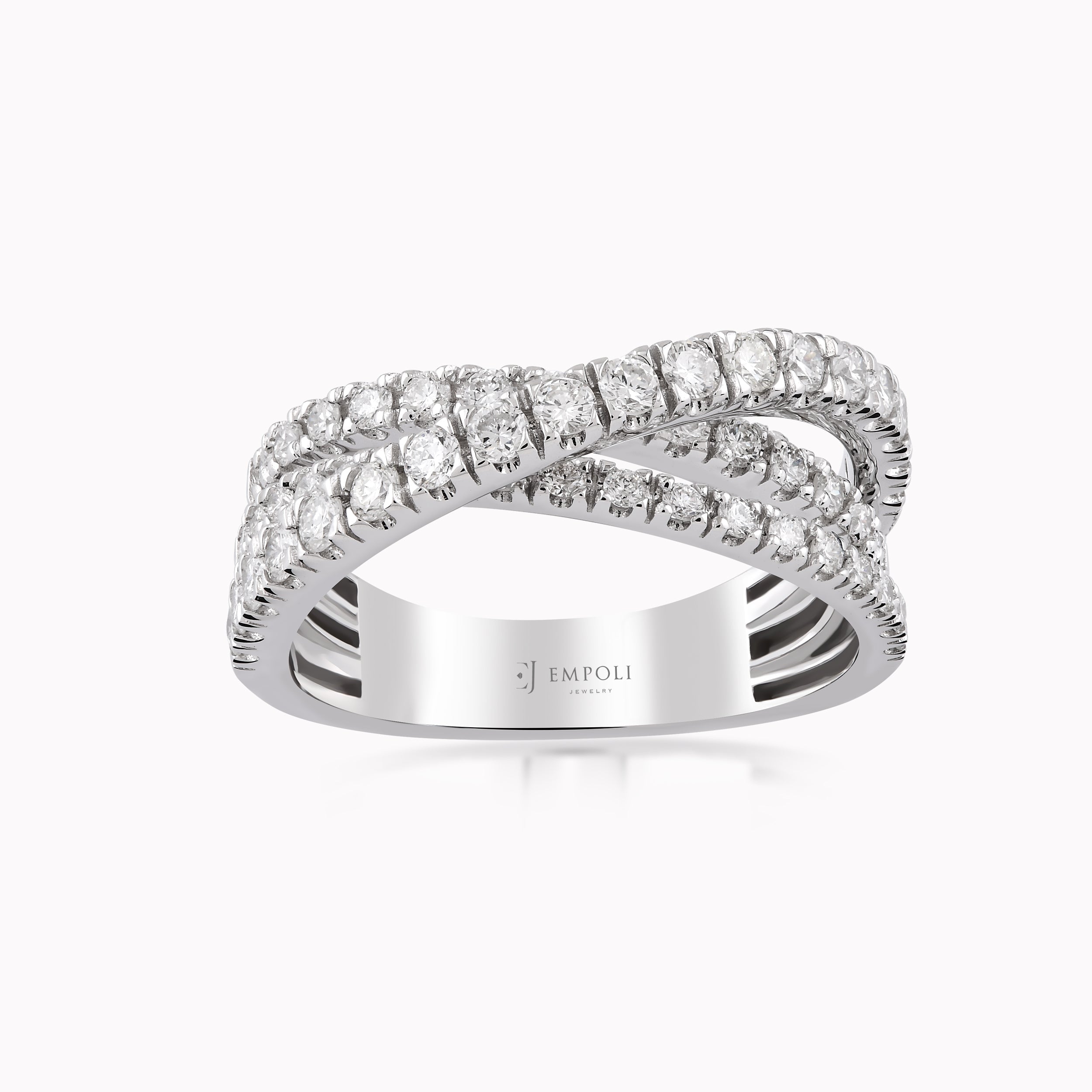 White Gold Ring 18K With Diamonds 1.18ct