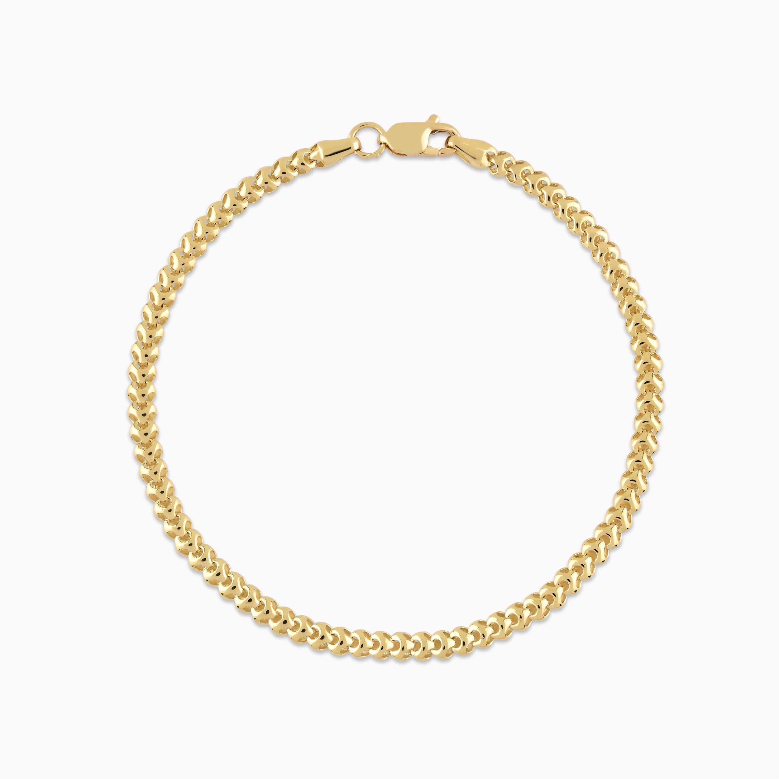 Yellow Gold Bracelet 14K Stylized 2.79gr
