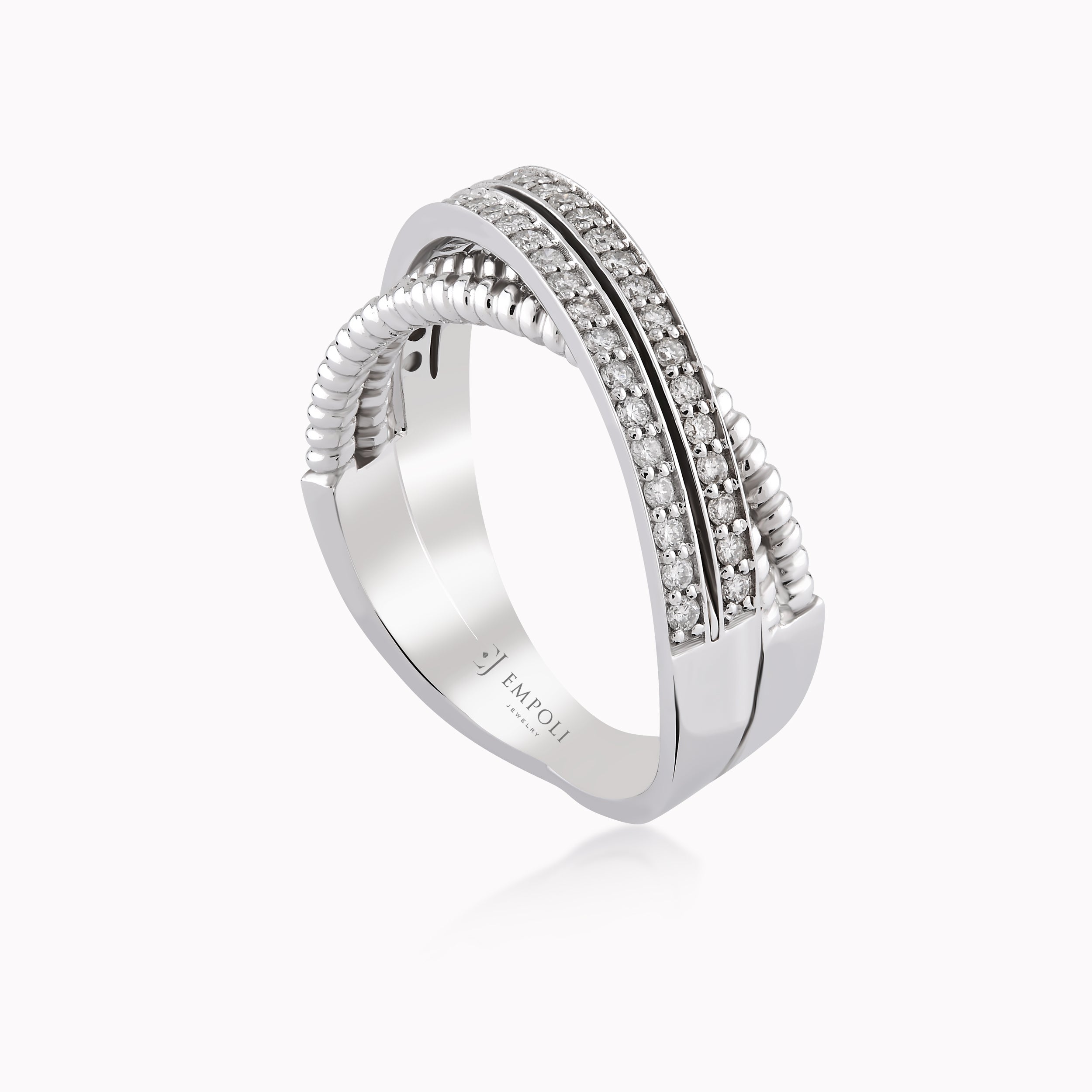 White Gold Ring 18K With Diamonds 0.37ct